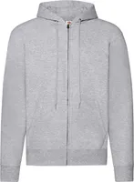 Fruit of the Loom 62-062-0 | Classic Hooded Sweat Jacket - Farbe: Heather Grey - Größe: XL