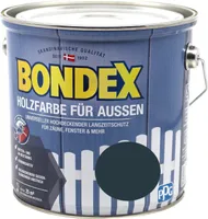 Bondex Holzfarbe für Aussen anthrazit 7,5L Deckfarbe Wetterschutzfarbe