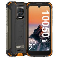 DOOGEE S59 Pro 4G Outdoor Handy 10050mAh 4GB+128GB Android 10 Smartphone NFC, Orange