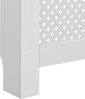 vidaXL Kryt radiátoru bílý 172×19×81,5 cm MDF