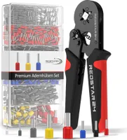 Crimpzange Set 1800 Aderendhülsen - Aderendhülsenzange 0,25-10mm² | Crimpzangen