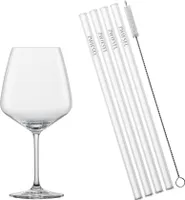 Schott Zwiesel Skleničky na gin tonic 4dílné - s brčky a štětečky