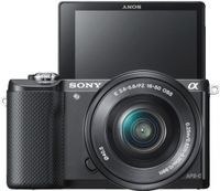 SONY Alpha 5000 Systemkamera, Full HD, 20 Megapixel, Kamera schwarz