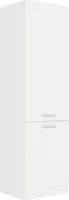 EKO White Hochschrank 60 cm Weiss matt Küchenzeile Küchenblock Küche Einbauküche