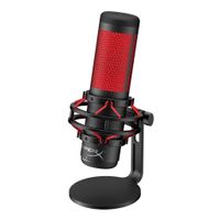 Stolný mikrofón HYPERX QuadCast, červený/čierny