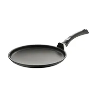Berndes Crepe pan, non-stick, flat rim, 28 cm, black