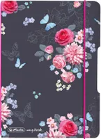 Herlitz Notizheft my.book flex Ladylike "Flowers" DIN A6 40 Blatt