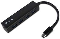 NGS Wonder HUB4 - 4-Port Hub USB 3.0 zu USB-C für Macbook, Laptop und PC mit USB-C Anschluss