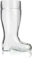 6x Stölzle Oberglas Bierstiefel 1 l, geeicht