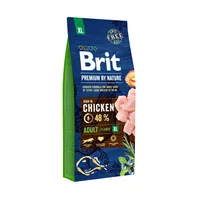Brit Premium by Nature Adult XL - suché krmivo pro psy - Kuřecí maso, Losos 15kg