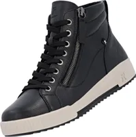 Rieker Damen High Top Sneaker Schwarz