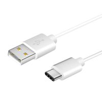 Original Samsung USB C Kabel - Ladekabel Typ C Standard - Schnellladekabel - Type-C Datenkabel - 1,2m, Weiß, EP-DN930CWE