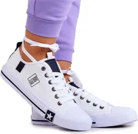 Klasyczne Niskie Trampki Big Star JJ274255 Białe 38