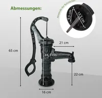 Antik Schwengelpumpe Gartenpumpe Handschwengelpumpe Handpumpe Nostalgie