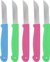 5x Schälmesser Küchenmesser Kartoffelschälmesser Messer Gemüsemesser Obst Set