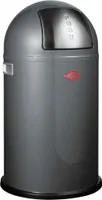 WESCO Abfallsammler PUSHBOY JUNIOR 175531-13 in GRAPHIT mit 22 Liter Volumen / Abfalleimer / Mülleimer