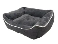 NOBBY Komfortbett eckig Classic "ARNO", grau, 73 cm