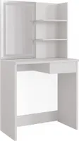 Dekorácie na toaletný stolík Vicco, 75 cm s LED zrkadlom, biela