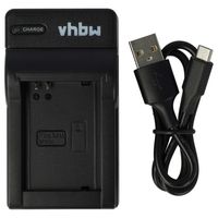 vhbw Ladegerät kompatibel mit Samsung NX300, NX300M Kamera Camcorder/Akku - Ladeschale, Ladeanzeige, 8,4 V
