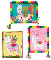 Lama und Pompons Kunstset
