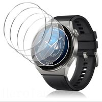 4pc/lot gehärtete Glasfolie für Huawei Watch GT 3 Pro 46mm Smartwatch GT3 Pro Displayschutzfolie Schutzfolie Klar Zubehör