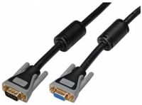 Digitus VGA 10m VGA cable VGA (D-Sub) Black, Grey