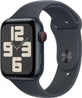 Apple Watch SE GPS + Cellular 44mm Aluminium Mitternacht mit Sportarmband