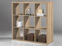 Raumteiler Dekoregal Standregal Bücherregal Holzregal Regal "Portia IX"