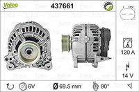 VALEO Lichtmaschine 120 A mit integriertem Regler (437661) für VW Lt 28-46 II