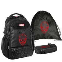 Schulrucksack BeUniq SPIDERMAN marvel - 3-Teiliges Set