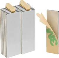 ECENCE Neodym Magnete 12 Stck. - Klebe-Magnete selbstklebend - 30x10x1mm - hochwertige NiCuNi-Besch