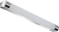 BRILONER TANTOR Spiegelleuchte, IP44 Spritzwasserschutz, Neutralweißes Licht, chromfarbig, 59,2 x 6,7 x 5,4 cm
