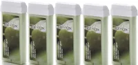 ItalWax 5x Olivenwachspatronen 100ml zum Wachsen - 500ml Olivenwachspatronen zum Wachsen