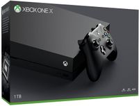 Microsoft Xbox One X, 1TB Speicher, Farbe: Schwarz
