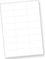 FIX Adressaufkleber Adresse 70 x 36 mm, 720 Stück auf 30 Blatt je 24 Etiketten, Blanko Aufkleber Adressen selbstklebend