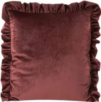 Samt Kopfkissenbezug 25 45x45 cm Rot