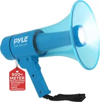 Pyle Megaphon mit Sirene, Signalhorn – Siren Megaphone – Megafon Kinder & Erwachsene 40W, Faltbare Handsirene als Polizei Sirene, Fußball Hupe