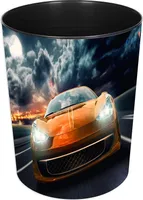 Läufer Papierkorb Rennauto