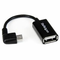 StarTech.com Micro USB rechts gewinkelt auf USB OTG Adapter Stecker / Buchse - S