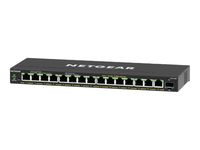 Netgear GS316EP-100PES - Managed - Gigabit Ethernet (10/100/1000) - Vollduplex - Power over Ethernet (PoE)