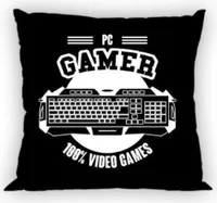Poszewka 40x40 bawełniana dwustronna na jasiek gamer dla gracza