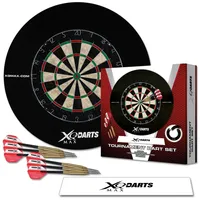 Caruccio Dart Surround XXL Catchring, extra grote wandbescherming voor je  dartbord, premium opvangring voor steeldarts : : Sport & outdoor