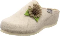 Tofee Damen Hausschuh Blume grau