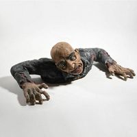 Interlink-UK Halloween Deko Figur Zombie Kriechend Gruselig Halloween Haus Garten Deko