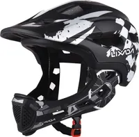 Dziecięcy kask rowerowy, zdejmowany kask pełnotwarzowy, regulowany kask rowerowy dla dzieci w wieku 5-9 lat