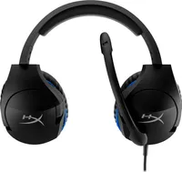 HyperX Cloud Stinger - herná náhlavná súprava - PS5-PS4 (čierno-modrá) Slúchadlá s káblovou čelenkou Čierna, modrá