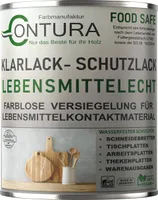 Contura Klarlack lebensmittelecht Hartlack Food Safe Schneidebrett Tischplatte Holzlack LFGB Lack Seidenmatt - 750ml