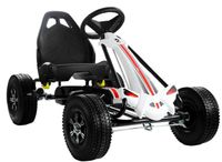 Luftreifen Kinder Go-Kart Formula Speed Cart Red Racer Tretauto Gokart ab 3 J 
