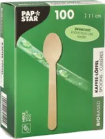 PAPSTAR Holz-Kaffeelöffel "pure" gewachst Länge: 110 mm