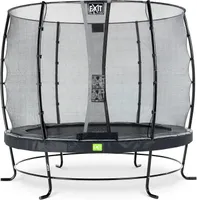 EXIT Elegant Trampolin ø253cm mit Economy Sicherheitsnetz - schwarz